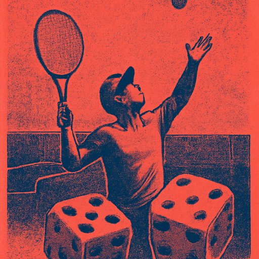 8KBD Tennis Court Serve Moment